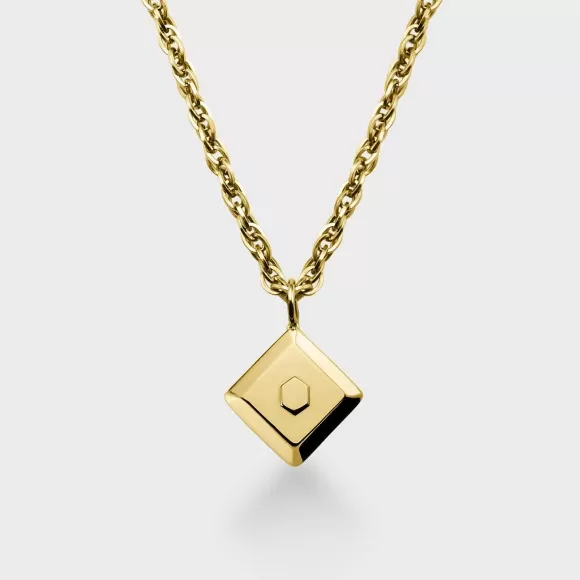 CLUSE Essentielle Chain Necklace Pendant, Gold Colour