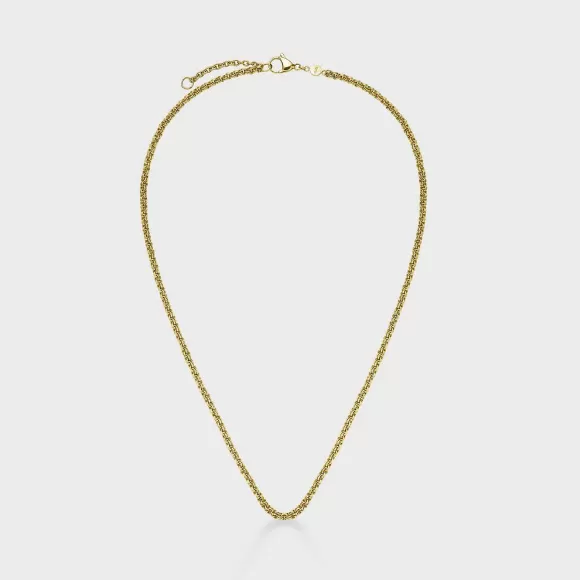 CLUSE Essentielle Double Link Chain Necklace, Gold Colour