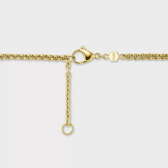 CLUSE Essentielle Double Link Chain Necklace, Gold Colour