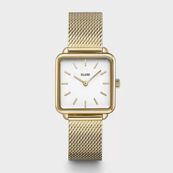 CLUSE La T Tragone Mesh White, Gold Colour