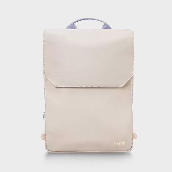 CLUSE Le R Versible Backpack, Beige Lilac, Gold Colour