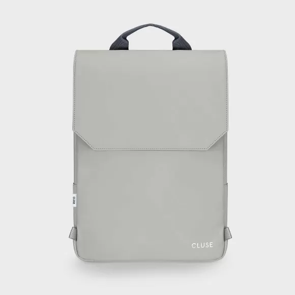 CLUSE Le R Versible Backpack, Light Grey Navy, Silver Colour