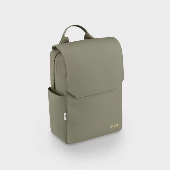 CLUSE Nuit E Petite Backpack, Light Green, Gold Colour