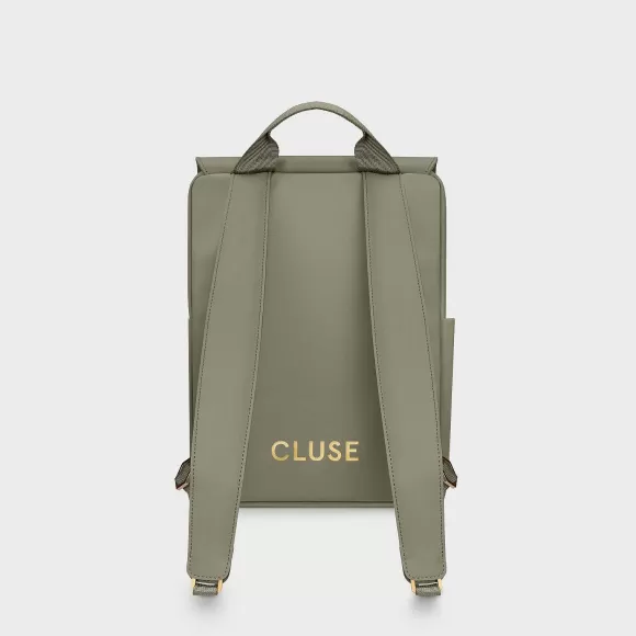 CLUSE Nuit E Petite Backpack, Light Green, Gold Colour