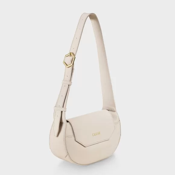 CLUSE Sacrois Petite Crossbody Bag, Beige, Gold Colour