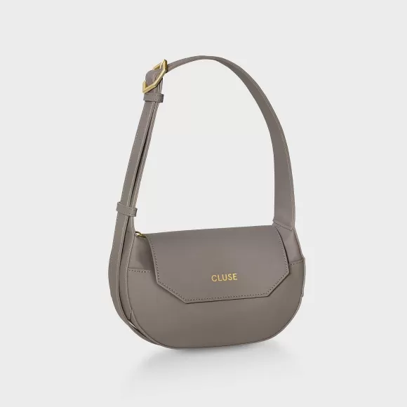 CLUSE Sacrois Petite Crossbody Bag, Dark Grey, Gold Colour